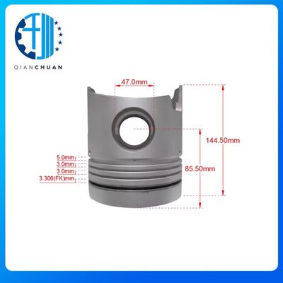 Piston  13216-2411  For Hino M10C Engine Spare Parts