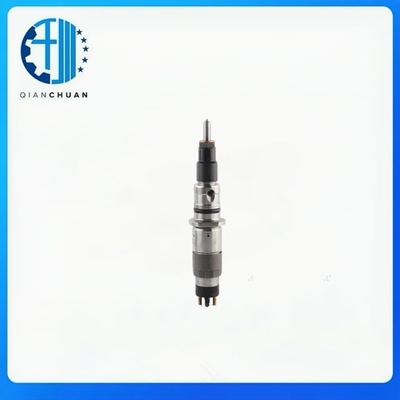 Fuel Injector 8 Hole 0445120123 For Komatsu  6D107 PC200-8 Diesel Excavator Engine Spare Parts