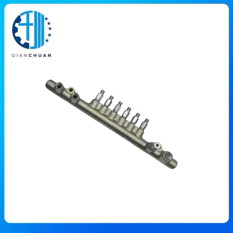 PC400-8 6D125 6D140 6D170 Common Rail Assembly 6261-71-1220 Komatsu Engine Spare Parts