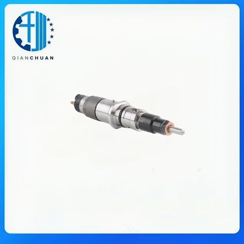 Fuel Injector 8 Hole 0445120123 For Komatsu  6D107 PC200-8 Diesel Excavator Engine Spare Parts